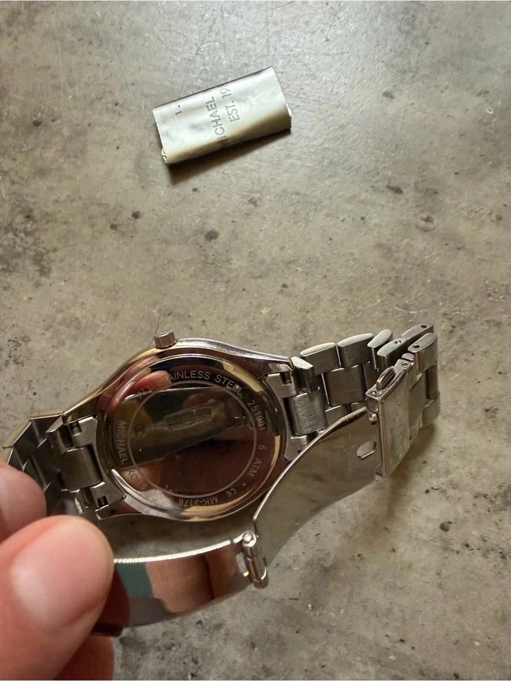 Michael Kors Unisex Silver Bracelet Watch